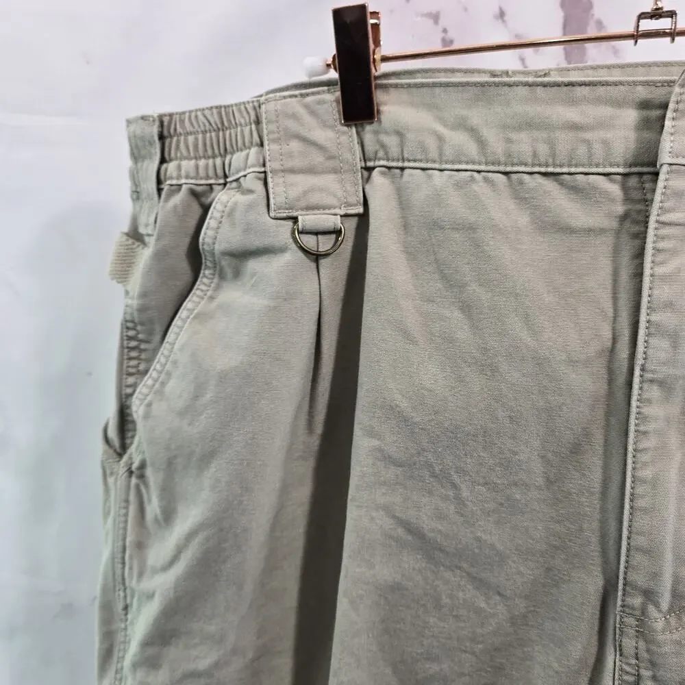 511 Tactical Pants Mens 40 X 34 Khaki Tan Cotton Canvas Heavyweight 74251 5.11